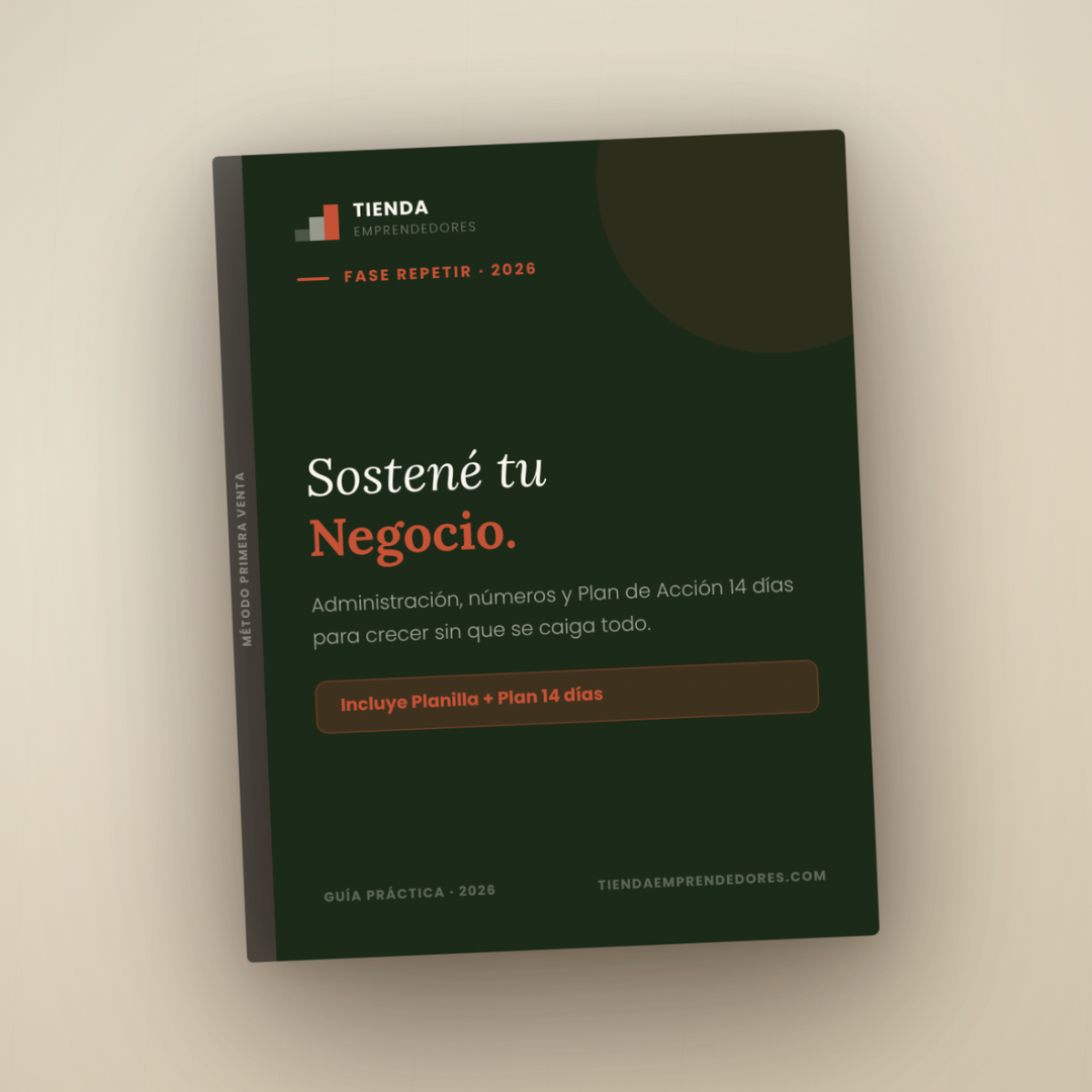 Sostené tu Negocio — Administración, números y Plan de Acción 14 días para crecer   sin que se caiga todo